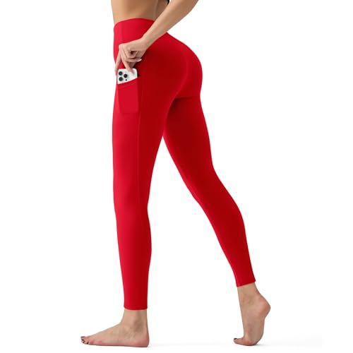 YUDSUD High-Waisted Tummy Control Leggings for Women Yoga and Workout