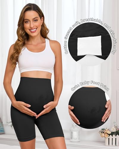 Maternity Shapewear Shorts for Under Dresses & Belly Support