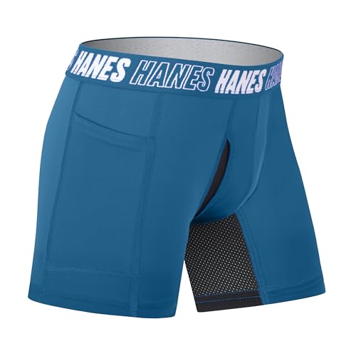 Hanes Boys' Anti-Chafe Boxer Briefs, 6-Pack