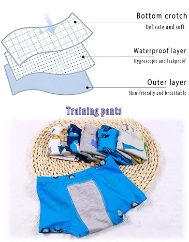 Boboking Toddler Boys' Trainer Underwear for Little Kids