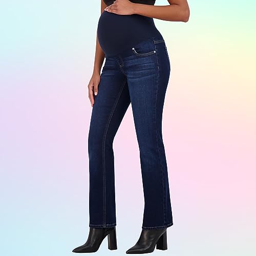 Savi Parker Maternity Bootcut Jeans - Over the Belly, 32.5" Inseam