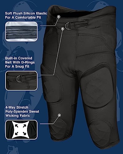 Exxact Sports Gladiator Mens Integrated Football Pants