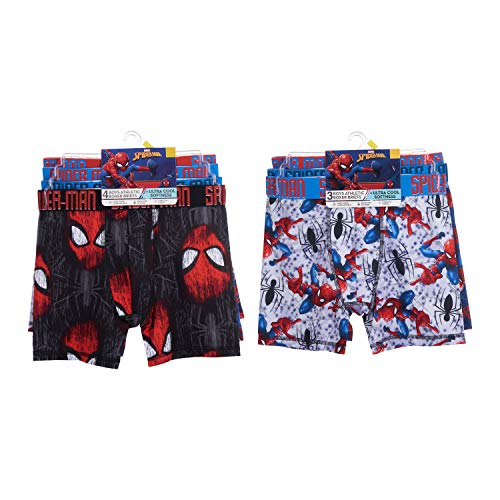 Spider-Man Boys' Boxer Briefs - Multiple Prints, Sizes 4-12