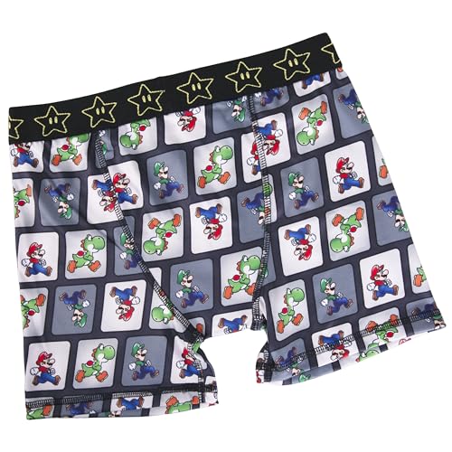 Nintendo Boys' Super Boxer Briefs - Mario, Luigi, Toad, Yoshi More Sizes Available